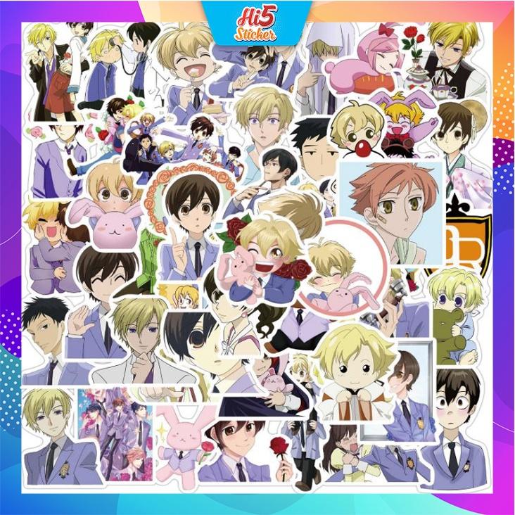 Sticker Hình Dán Trang Trí Manga Chuyện Trướng Ouran OuranHighSchoolHostClub ms#232
