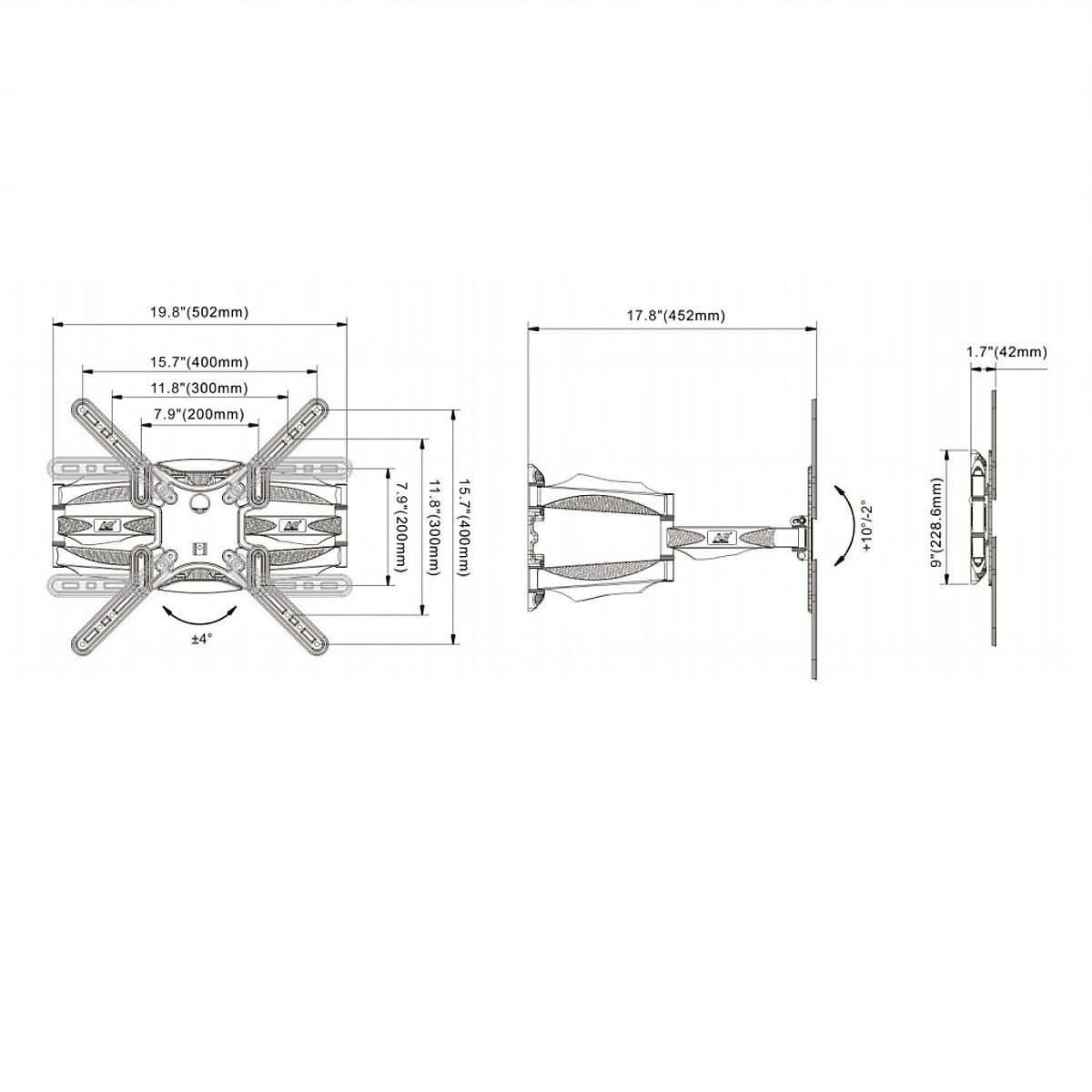 Giá treo tivi đa năng North Bayou P5 (40-70 Inch) - Hàng Chính Hãng