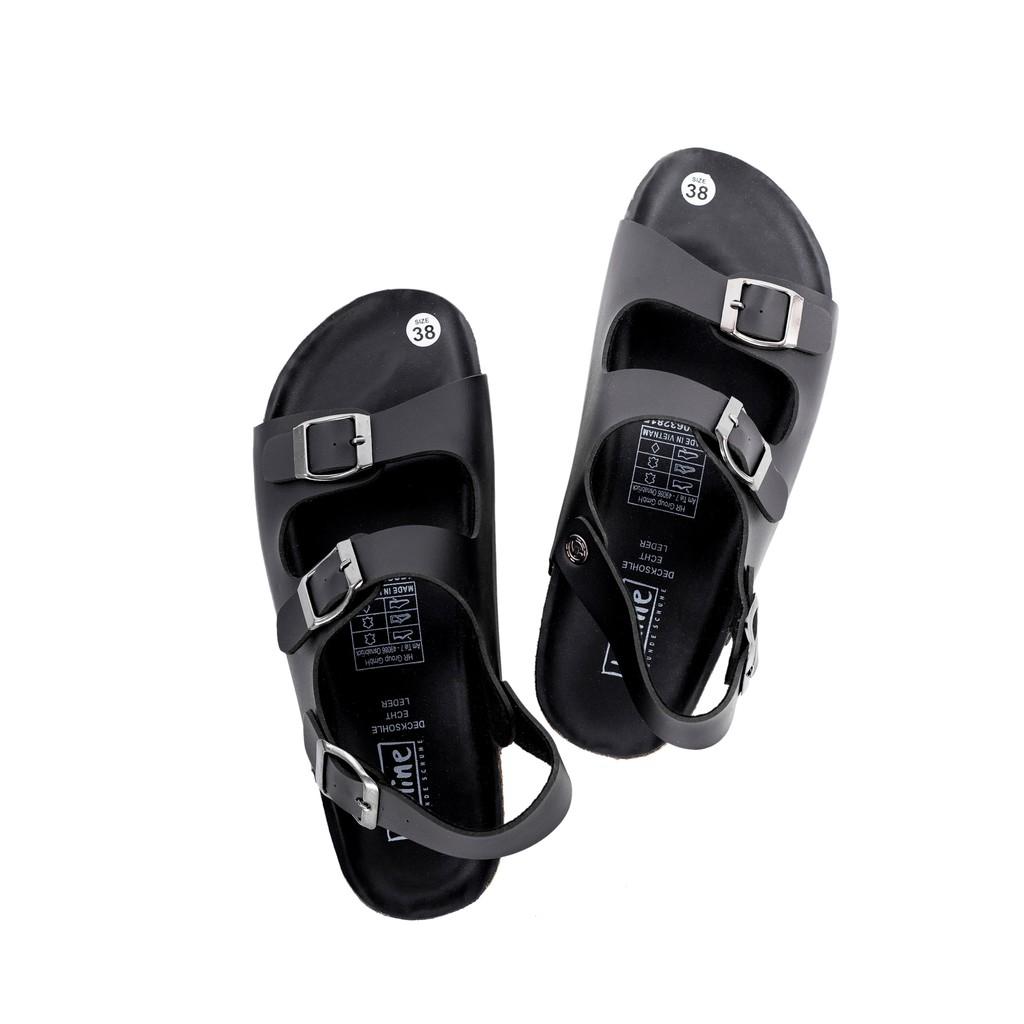 Dép Sandal Đế trấu, Da Pu mã 02 Pu