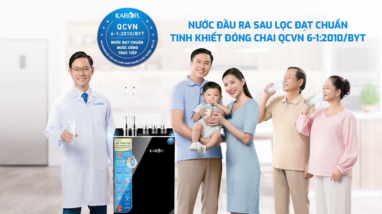 Máy lọc nước Nóng lạnh RO 12 lõi KAD-L82 - Giao trước lắp sau miễn phí toàn quốc - Bảo hành 36 tháng - Hàng chính hãng