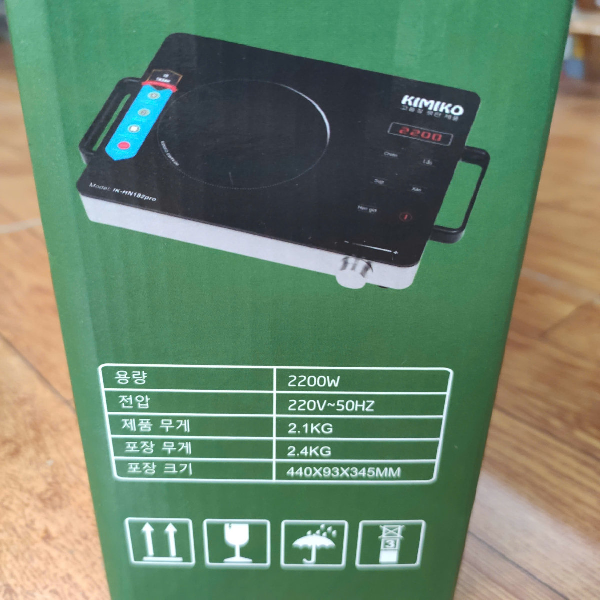 Bếp hồng ngoại Kimiko Hàn Quốc IK-HN182Pro công suất 2200W - Hàng chính hãng