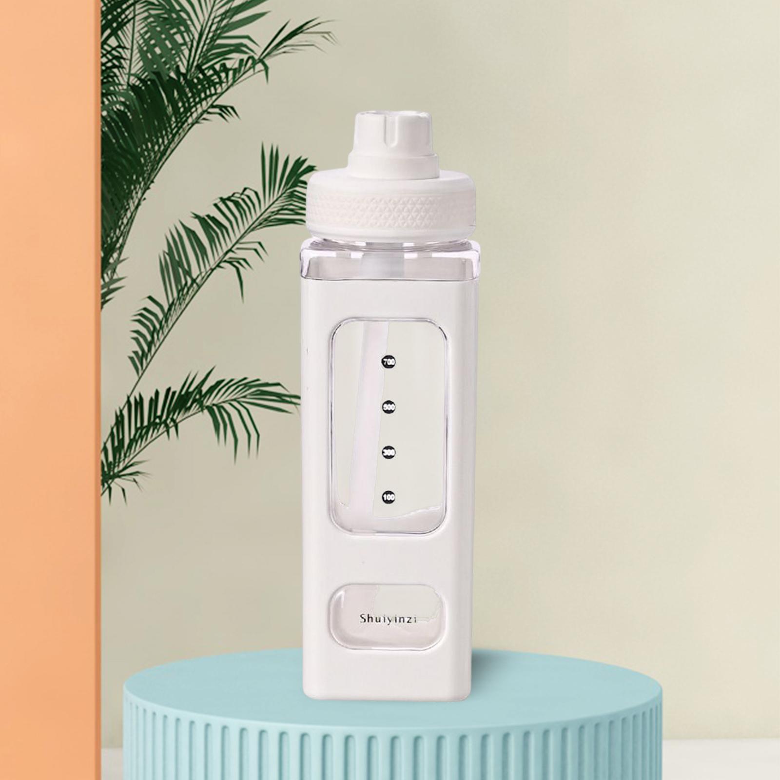 Leakproof Water Bottle with Straw 700ml Reusable Anti Slip for Home Office