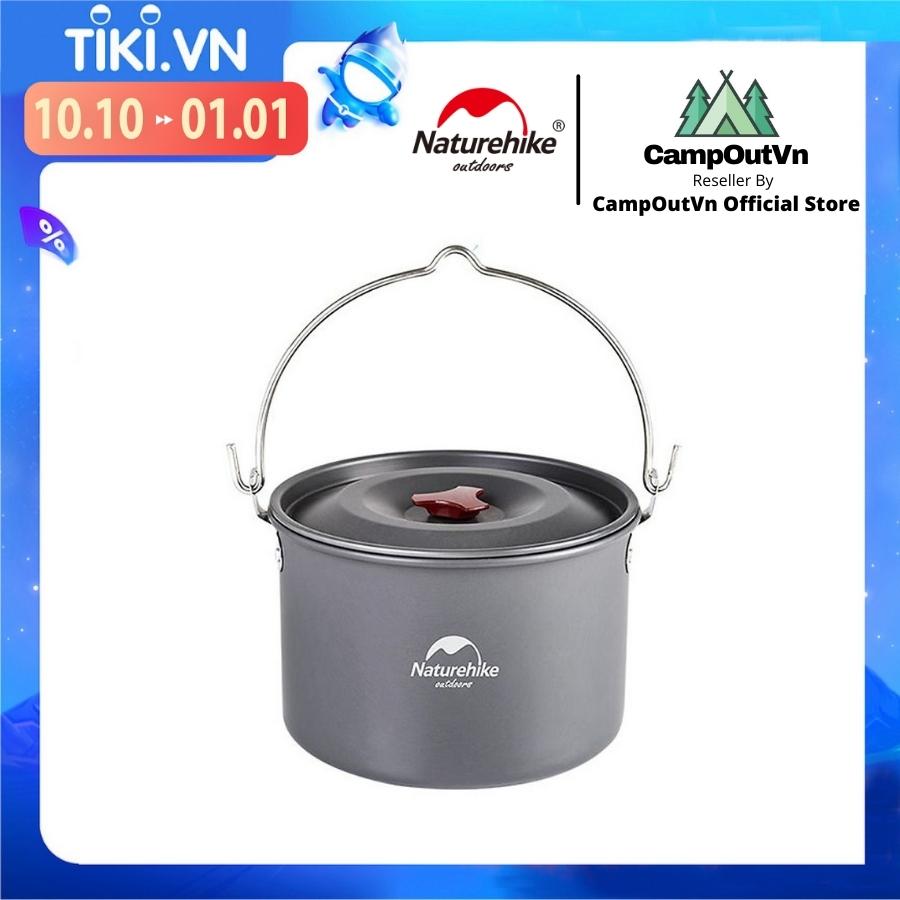 Đồ cắm trại Nồi treo Naturehike NH17D021-G 4L gọn nhẹ an toàn du lịch dã ngoại A285