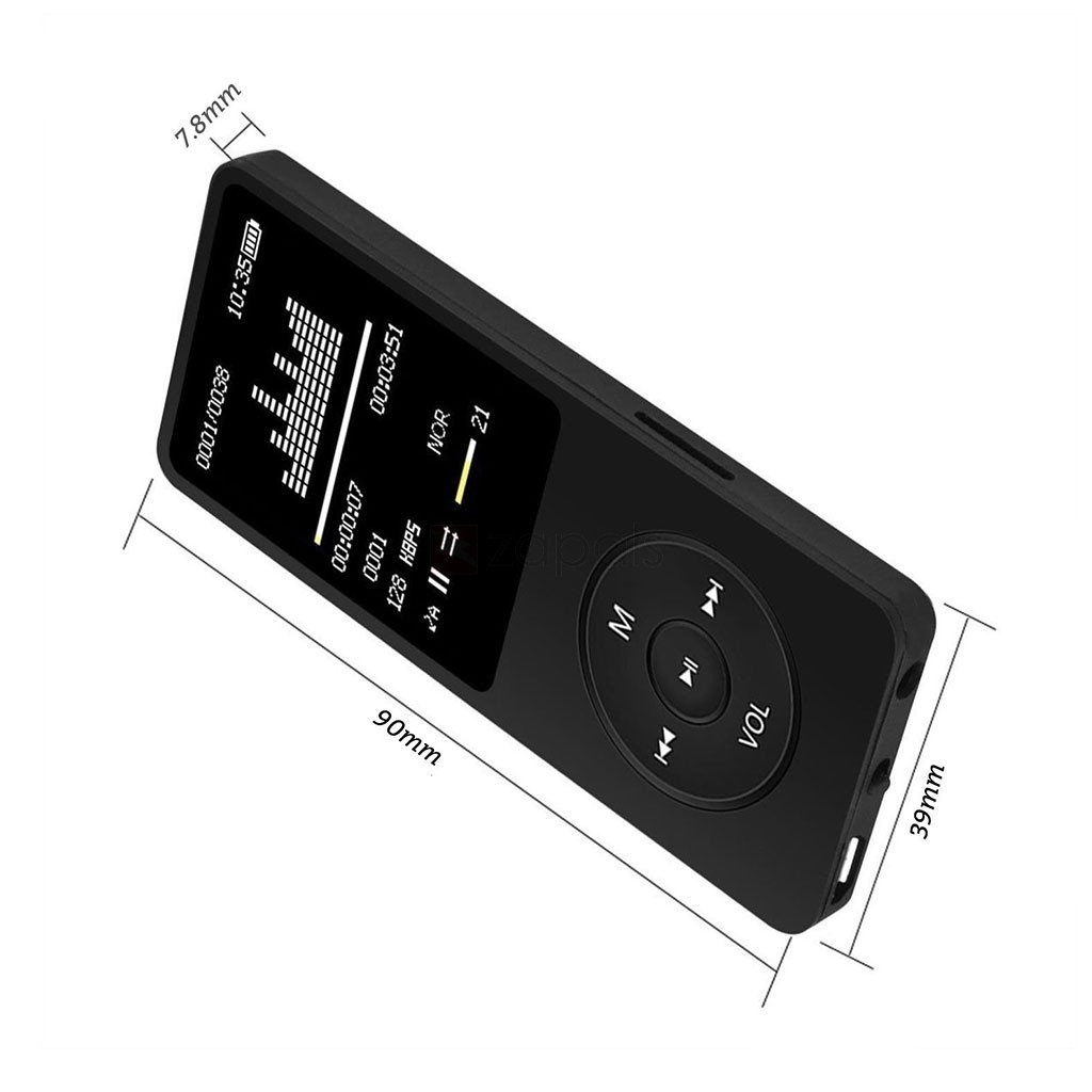 Máy nghe nhạc mp3 Ruizu X02 bộ nhớ trong 8G - Hàng nhập khẩu