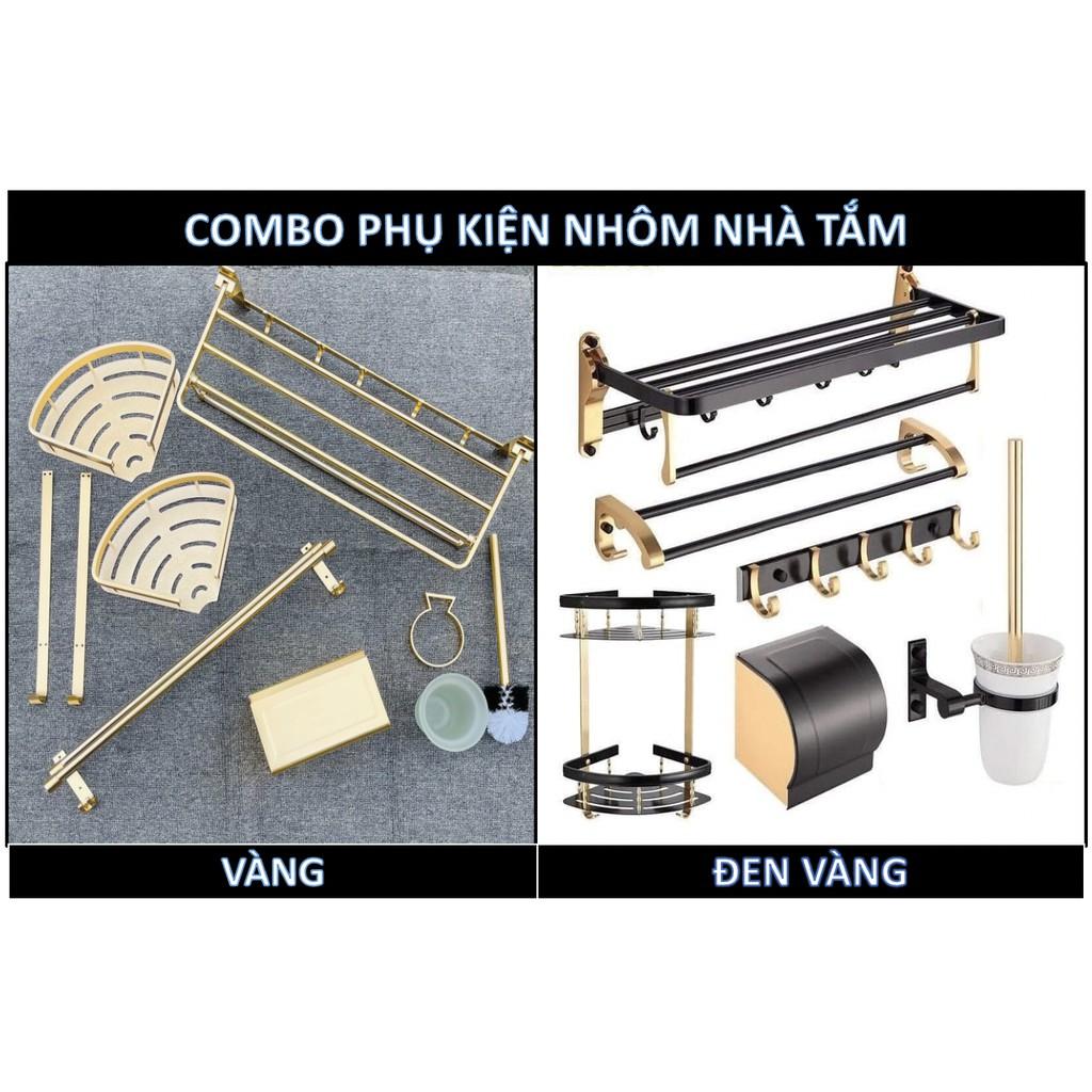 Phụ kiện phòng tắm combo nhôm cao cấp