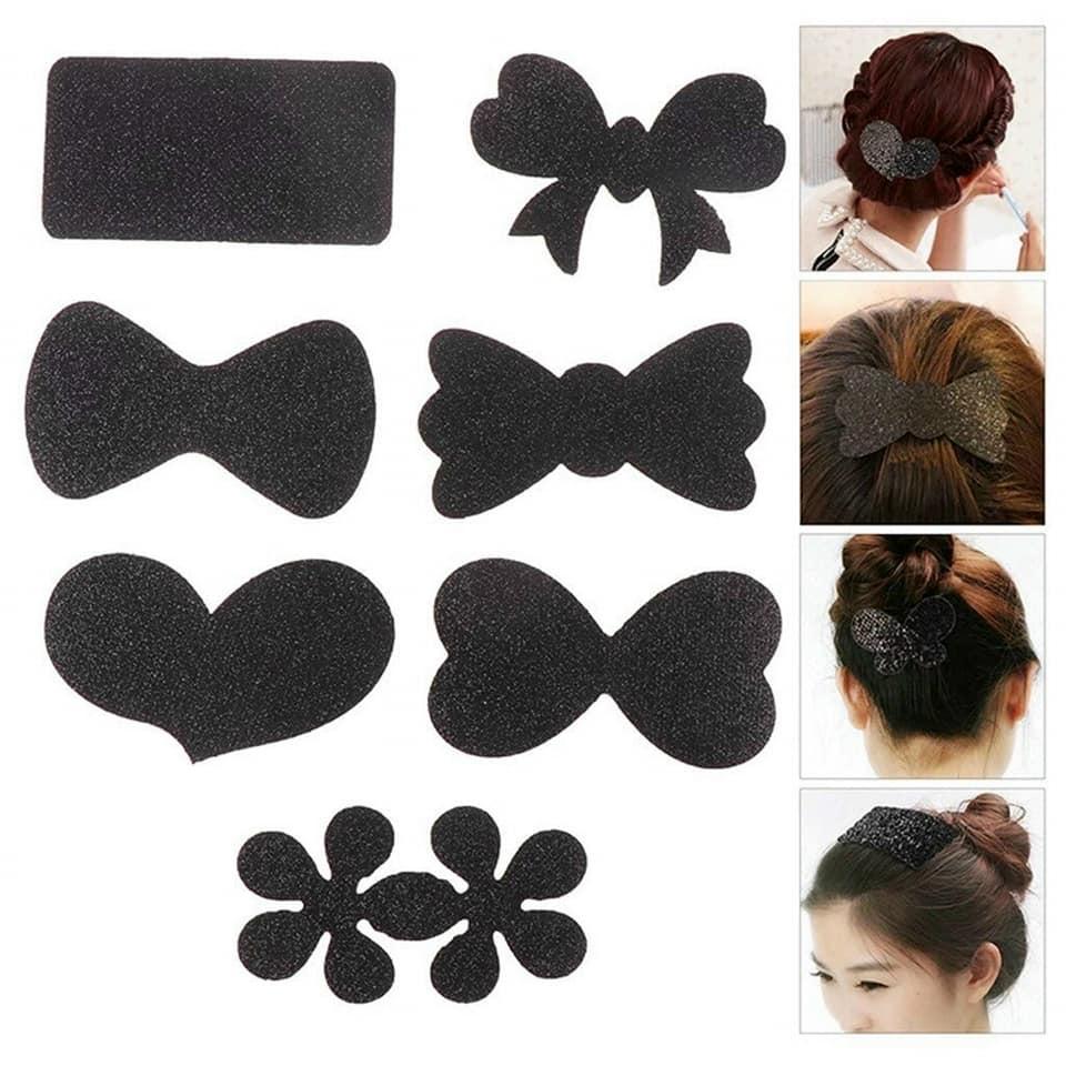 Set 10 miếng dán tóc mix đủ hình, tự dính cố định tóc khi trang điểm