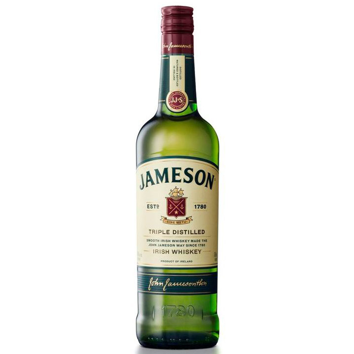 Rượu whisky Jameson 700ml 39.7% - 40.3% - Không hộp