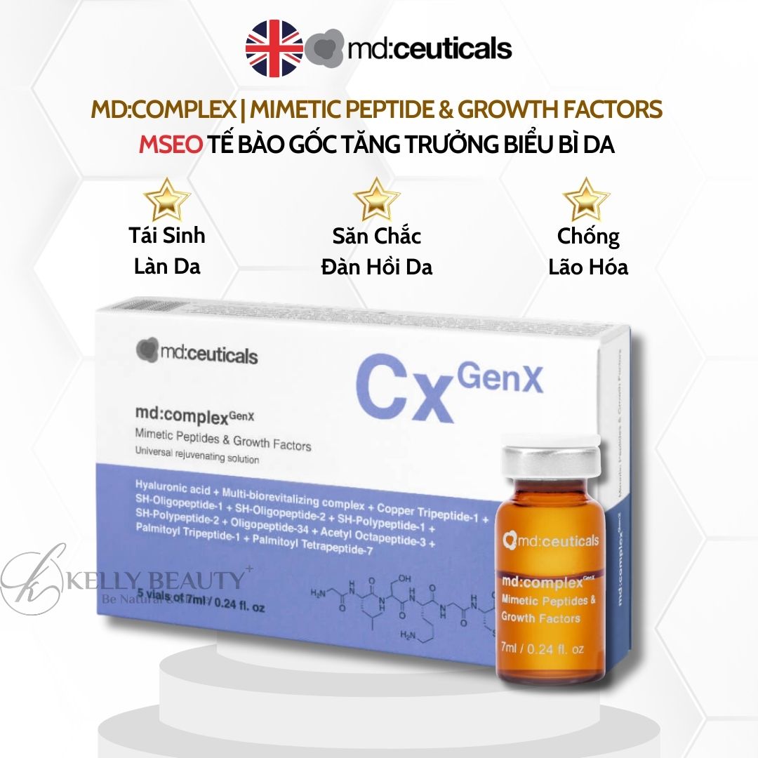 Meso Tế Bào Gốc MD:COMPLEX Mimetic Peptide &amp; Growth Factors - md:ceuticals Mesotherapy | Kelly Beauty
