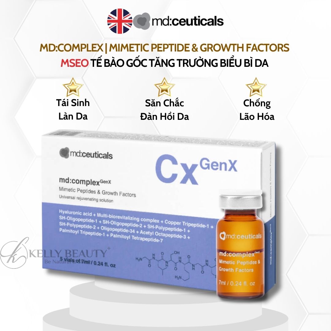 Meso Tế Bào Gốc MD:COMPLEX Mimetic Peptide & Growth Factors - md:ceuticals Mesotherapy | Kelly Beauty