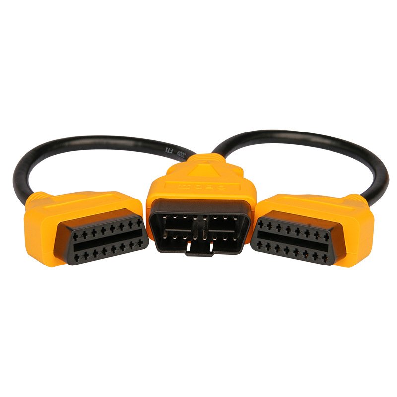 Cáp Chia Cổng OBD 2 Của Xe Ô Tô Loại Tốt | Cáp Chia Cổng OBD 2 Giúp Dễ Dàng Lắp Đặt Thêm Nhiều Phụ Kiện Khác, Kết Nối Nhanh Chóng, Dễ Dàng Sử Dụng