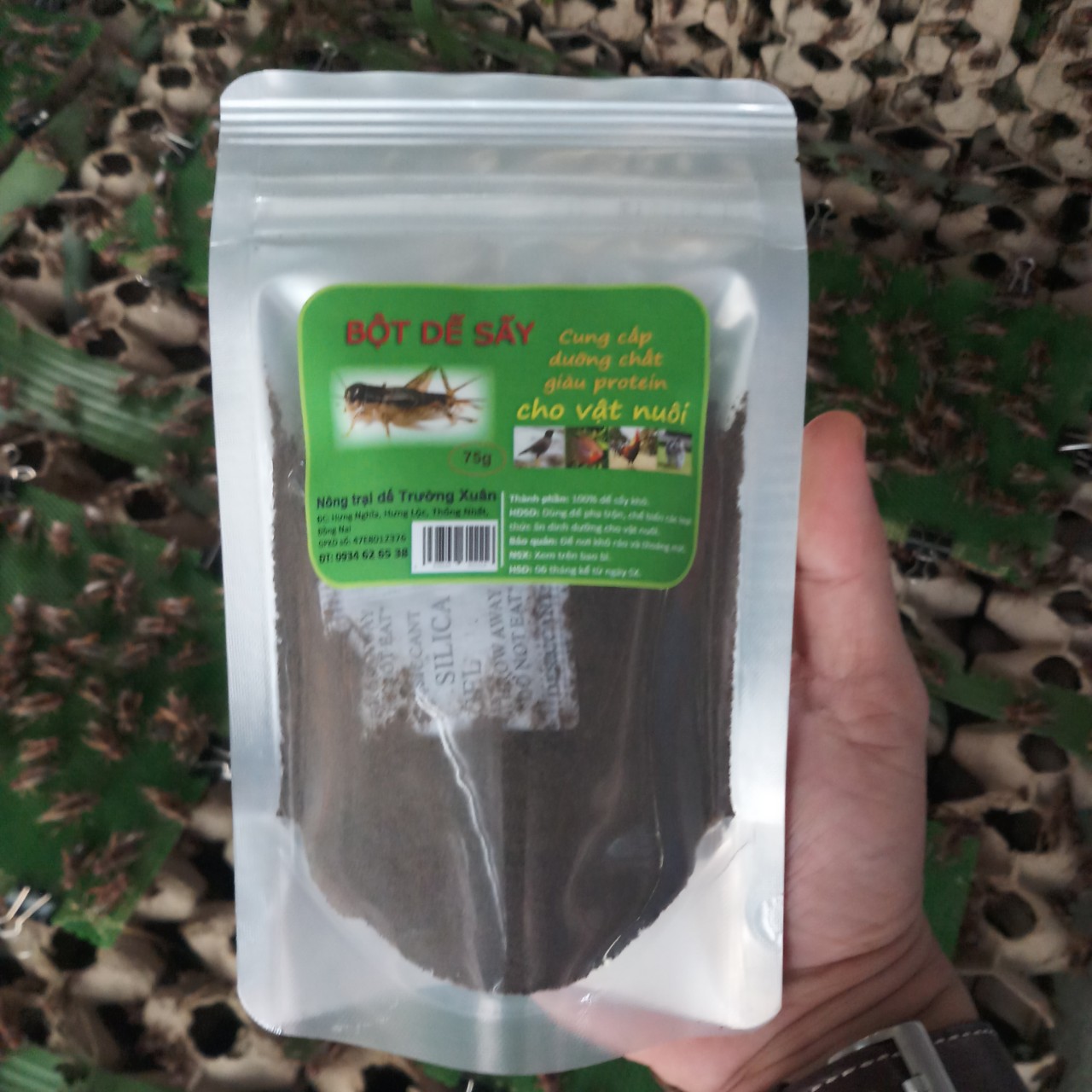 Bột Dế, Bột Dế Sấy - Bổ Sung Dinh Dưỡng Giàu Protein Cho Chim, Cá, Gà, ...
