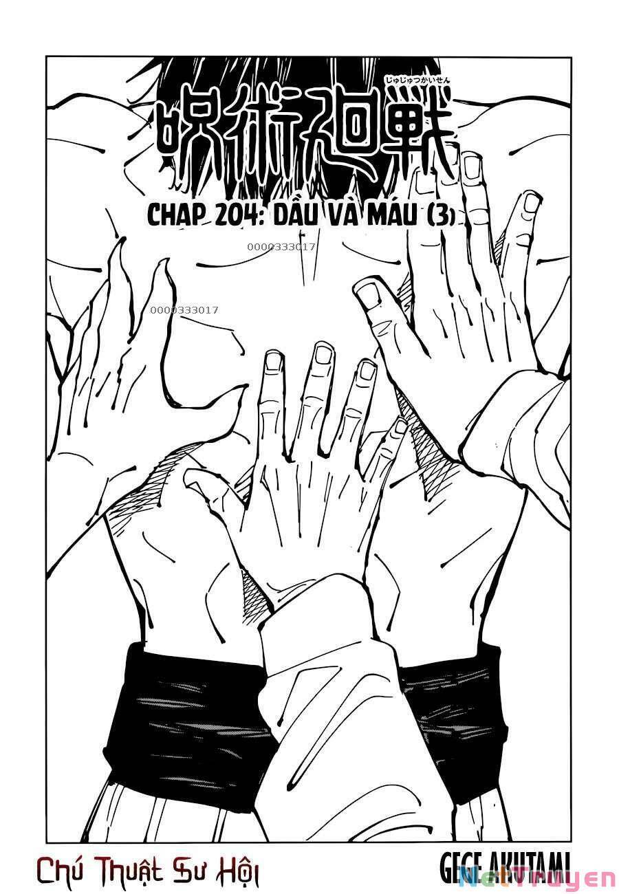 jujutsu kaisen - chú thuật hồi chiến chapter 204 2