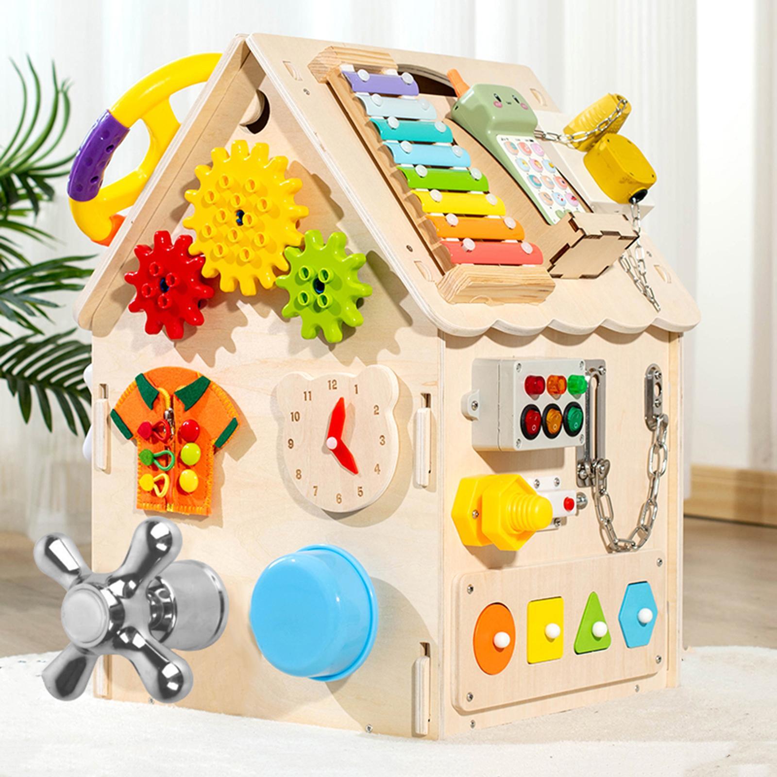 Busy Board Toy Early Educational Toys Practical Skill for Children Boys