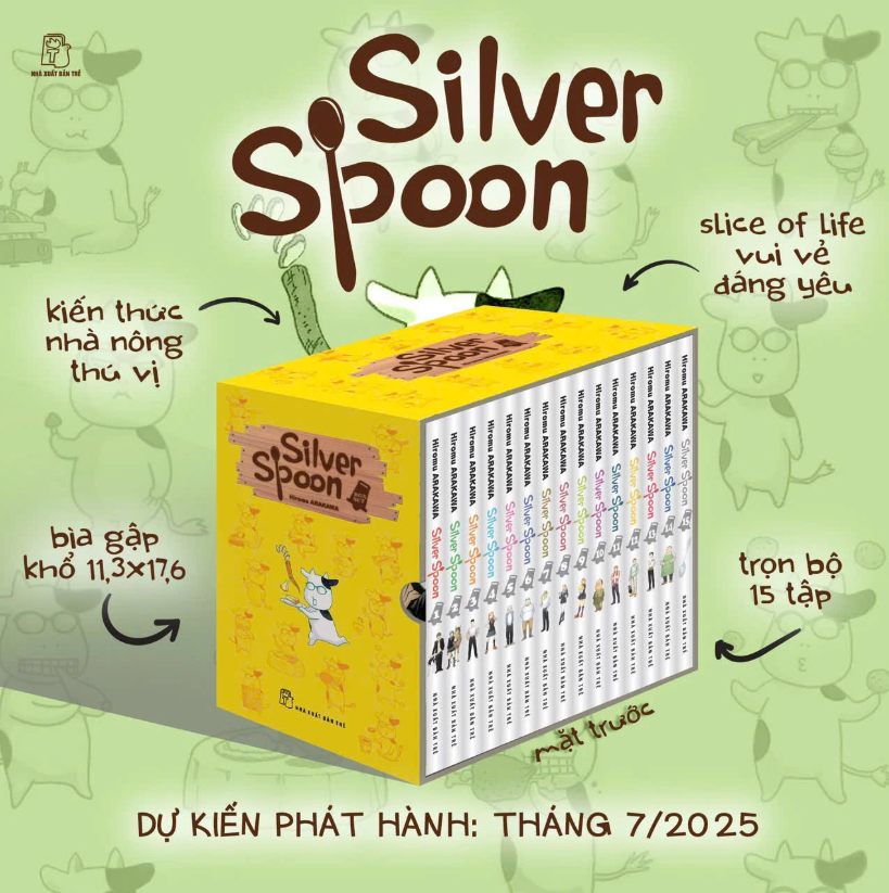 Silver Spoon (Boxset Trọn Bộ 15 Cuốn) - Tặng Kèm Shikishi