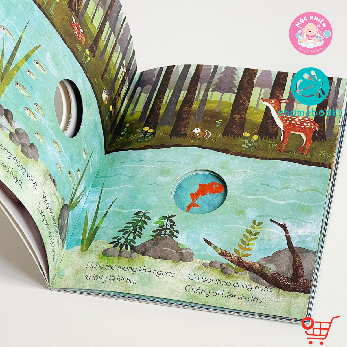 Sách tranh song ngữ Thiên nhiên diệu kỳ - Dành cho bé 0-6 tuổi - Ehomebooks