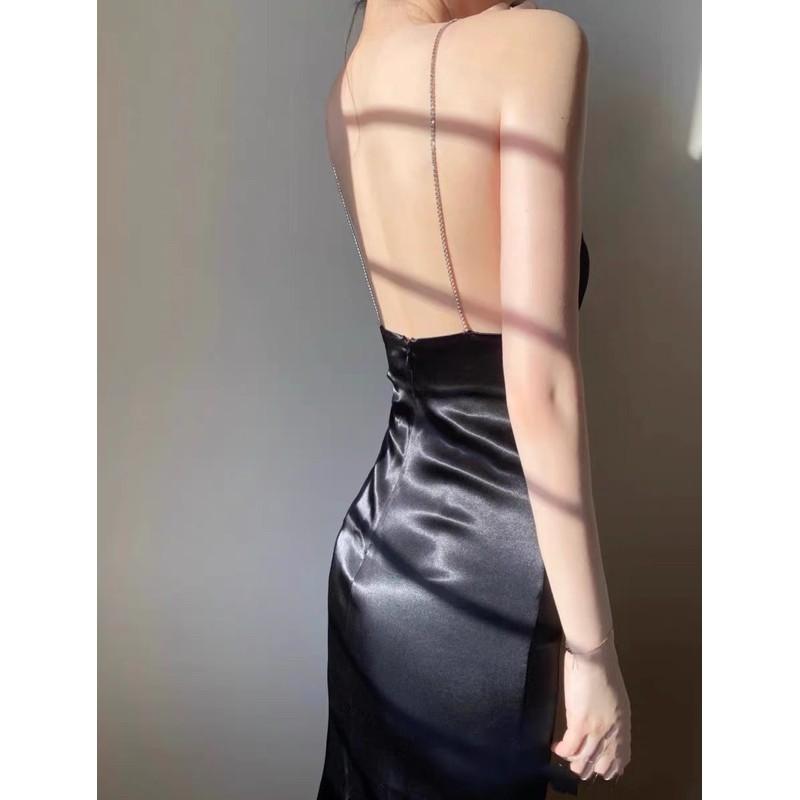 VÁY BODY CUTOUT DÂY NGỌC MẢNH ZAR* XUẤT XỊN (ảnh thật