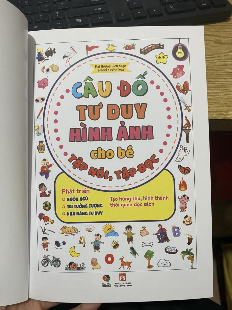 Câu đố tư duy hình ảnh cho bé tập nói tập đọc