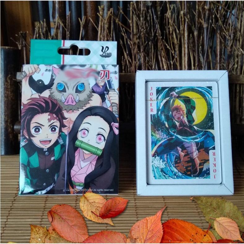 Bài tây anime KIMETSU NO YAIBA - DEMON SLAYER - Thanh gươm diệt quỷ 54 lá 54 ảnh khác nhau