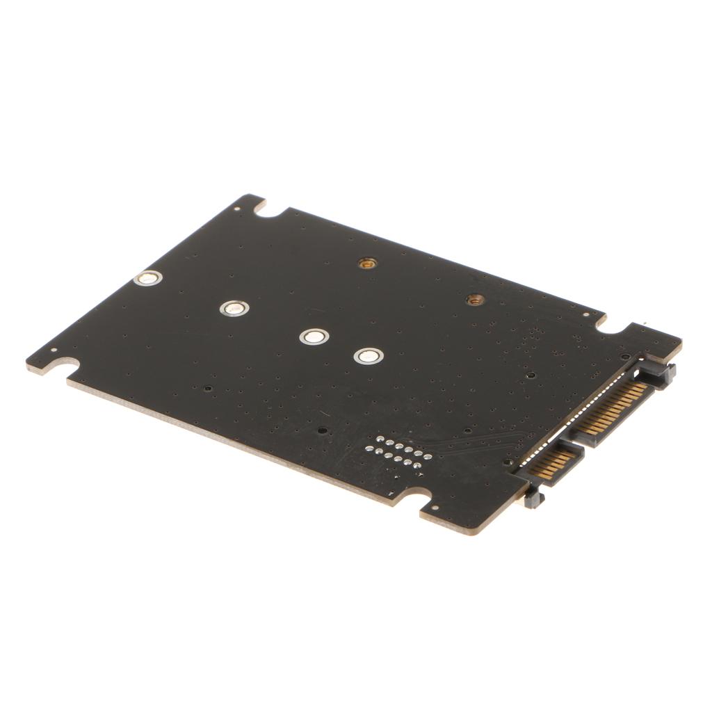 2piece mSATA/M.2 2242/2260/2280to SATA SSD Adapter Card Converter Board
