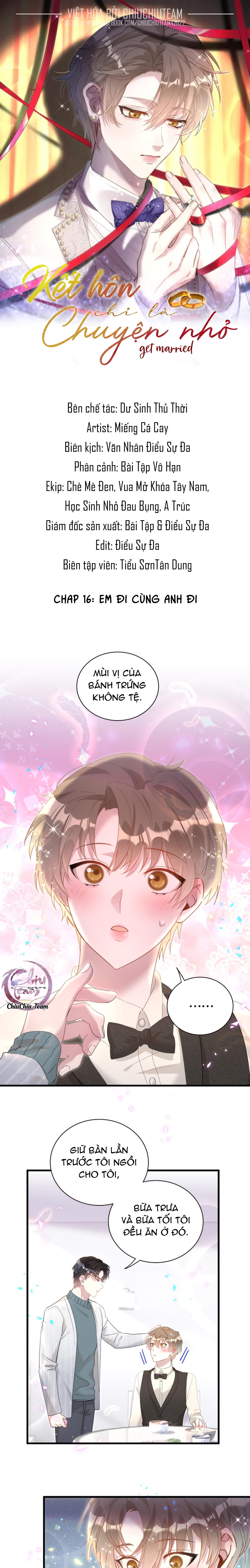 kết hôn là chuyện nhỏ chapter 16 1