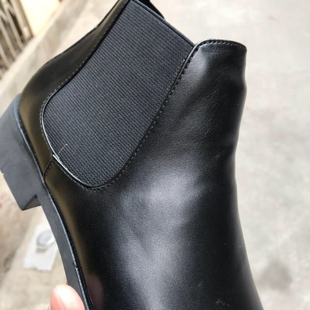 Giày Nam Chelsea Boots Tăng Chiều Cao Cổ Lửng Đẳng Cấp BT28