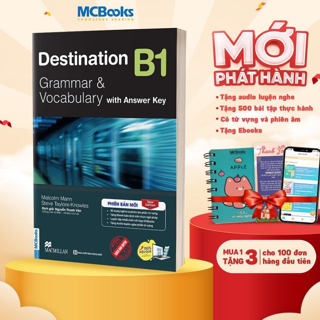 Combo Destination Grammar & Vocabulary B1, B2 Phiên bản mới kèm Đáp án và Bài tập Tặng Bookmark - Bản Quyền