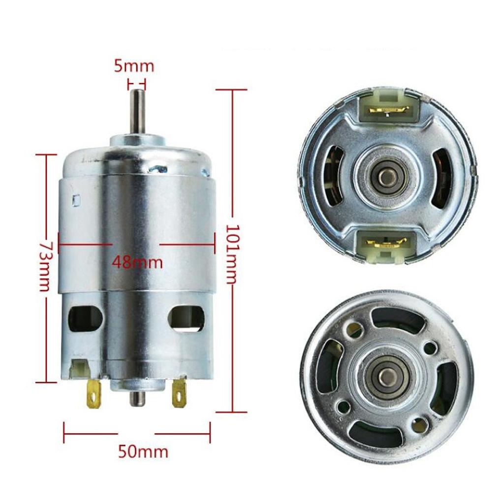895 DC 12V 6000rpm Large Torque Low Noise High Motor Gear Bearing