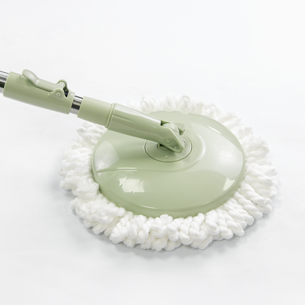 Bộ cây lau nhà Lock&Lock Mini Spin Mop & 4 bông lau sàn ETM498MITS2 - Màu xanh mint