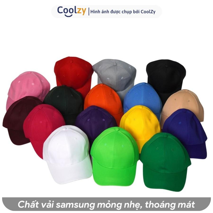 Mũ Lưỡi trai trơn ️Nón kết basic phong cách Ulzzang form unisex nam nữ | CoolZy