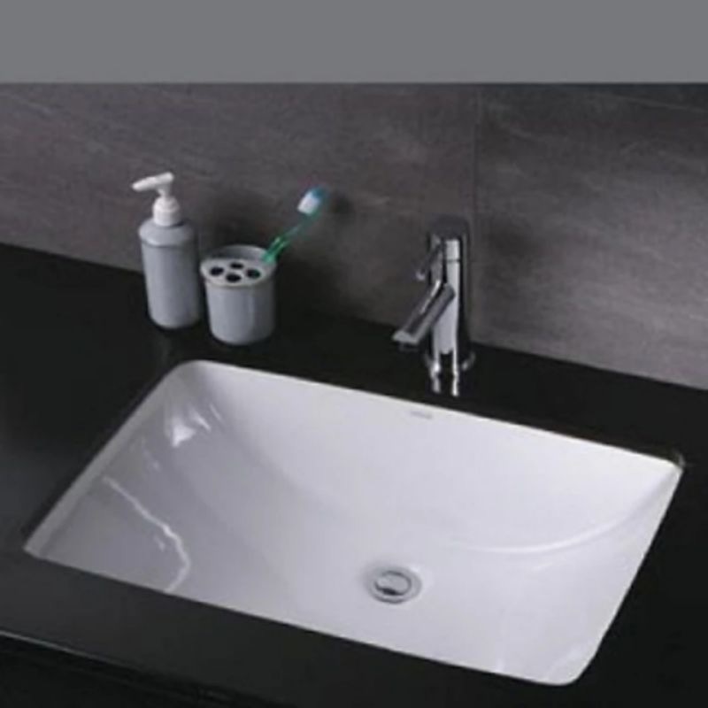 Lavabo sứ âm bàn cao cấp/ chậu rửa mặt âm bàn cao cấp