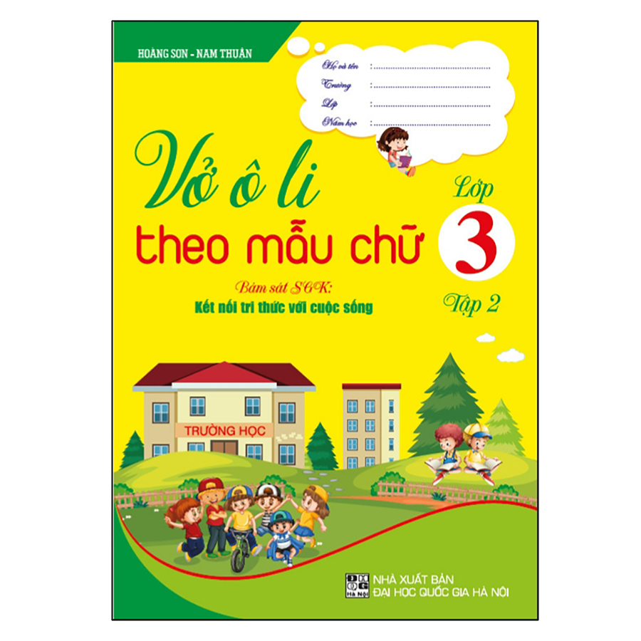 Combo 2 Cuốn Vở Ô Li Theo Mẫu Chữ Lớp 3 Tập 1 + Vở Ô Li Theo Mẫu Chữ Lớp 3 Tập 2