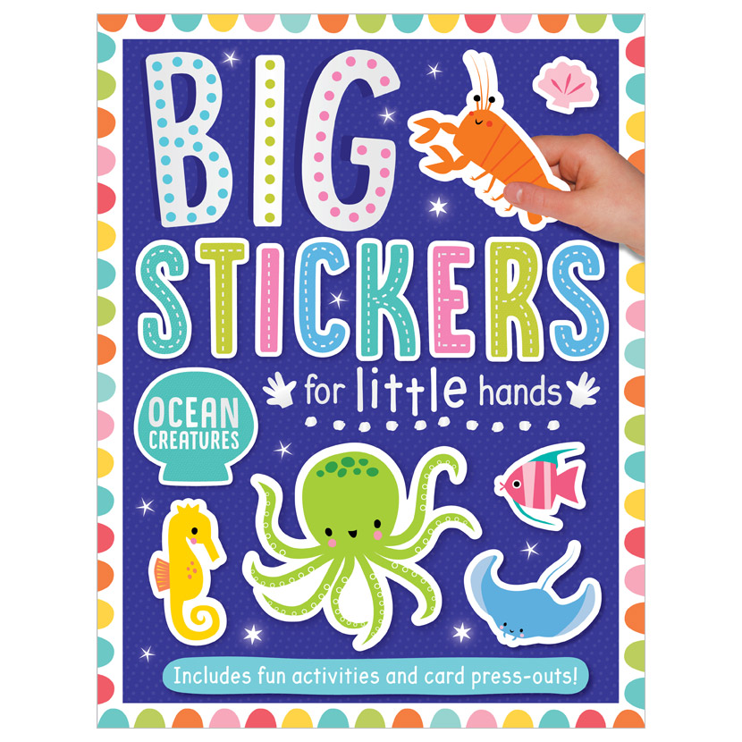 Sách tương tác sticker – Sinh vật dưới đại dương - Ocean Creatures (Sticker activity book)