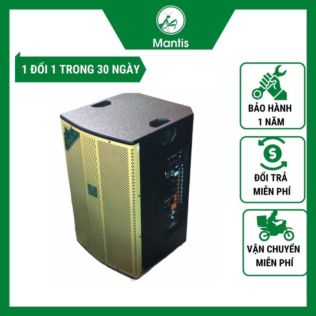 Loa kéo công suất lớn Mantis Model MT9409-1A tiếng micro sáng công suất 1000W tặng hai micro hút âm