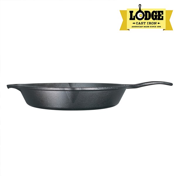 [Chính hãng LOGDE - MỸ] Chảo gang đúc chính hãng Lodge cỡ đại 33.6cm - L12SK3. Dùng nướng, chiên, xào, áp chảo thực phẩm