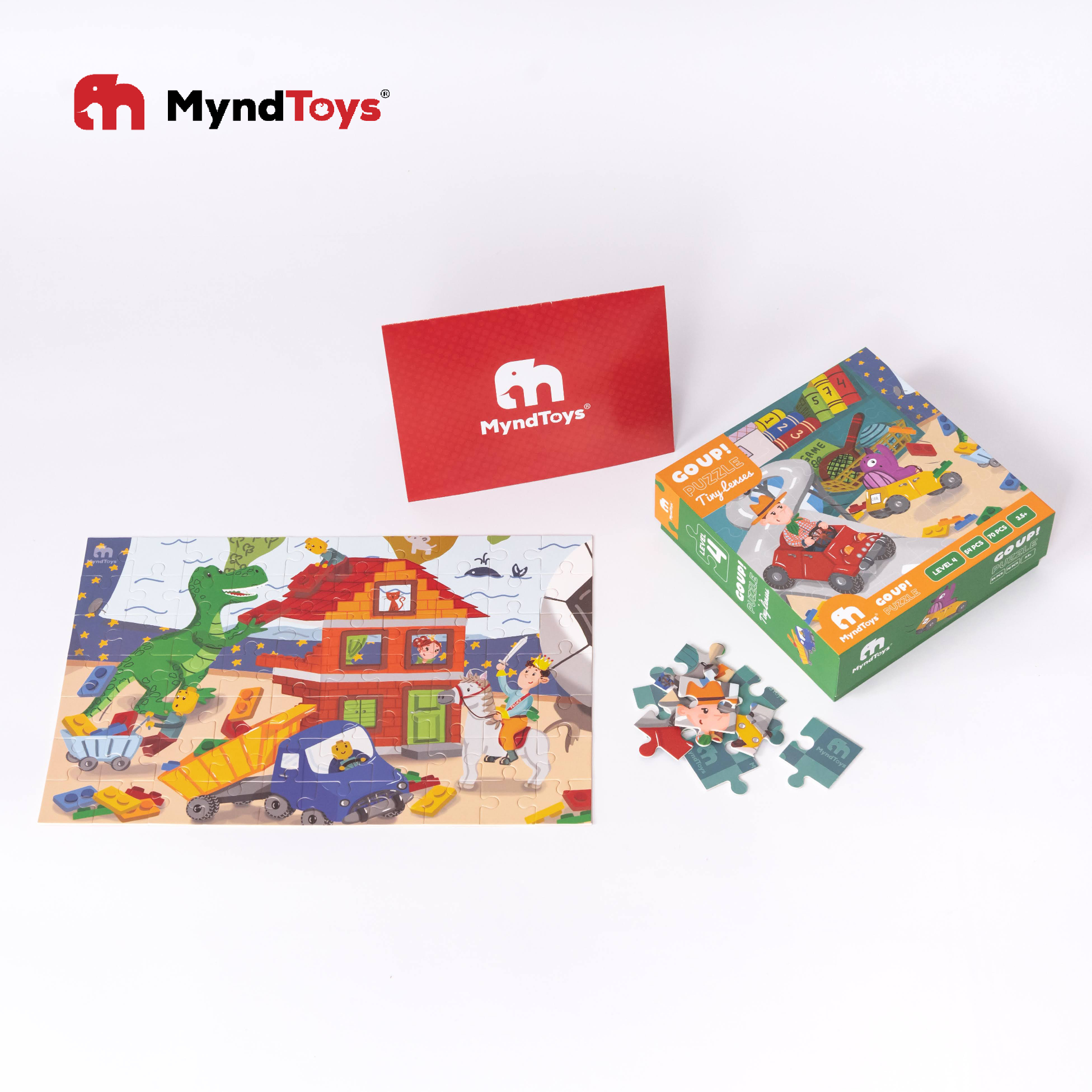 Đồ Chơi Xếp Hình Myndtoys Go Up! Puzzle Level 4 - Tiny Lenses Dành Cho Bé Trên 3.5 Tuổi