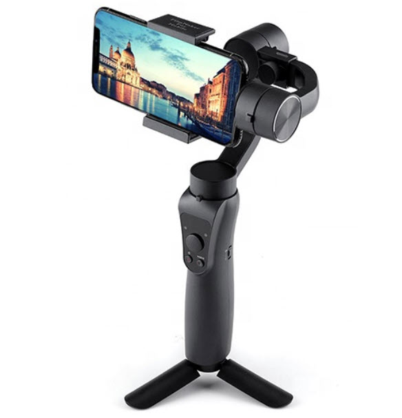 Tay cầm gimbal S5B chống rung 3 trục cho điện thoại đa chế độ quay phim, chụp ảnh tự động cân chỉnh, xoay 360 độ