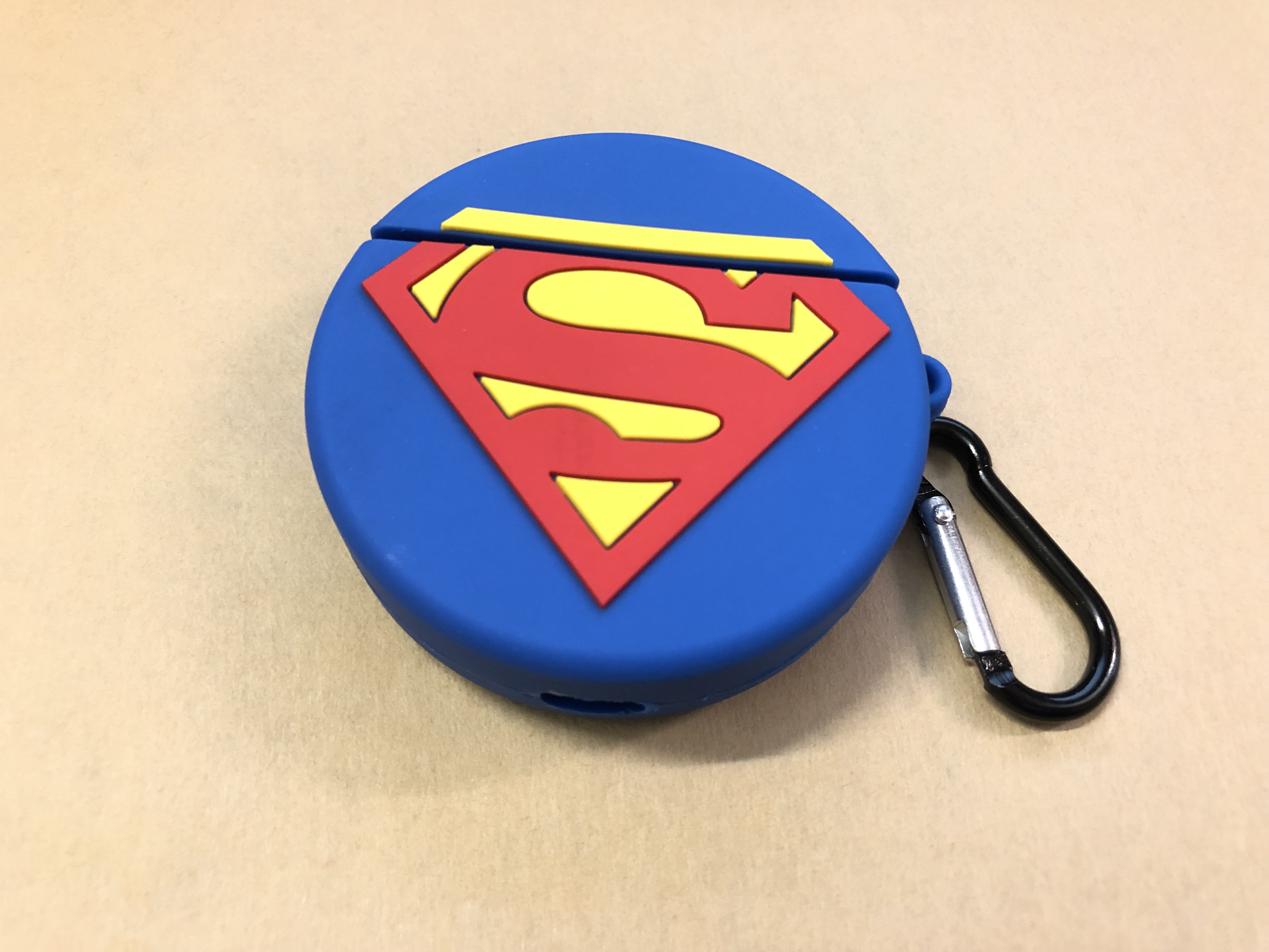 BAO CASE SILICON VỎ ỐP SILICON BẢO VỆ CHO TAI NGHE AIRPODS 1, AIRPODS 2 SIÊU NHÂN SUPERMAN