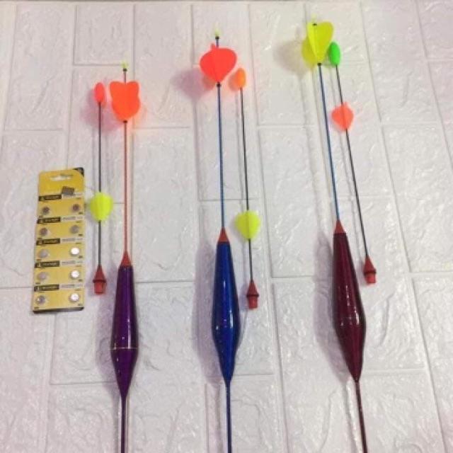 Phao lục chân đồng 2 ngọn siêu đẹp.phao câu lục