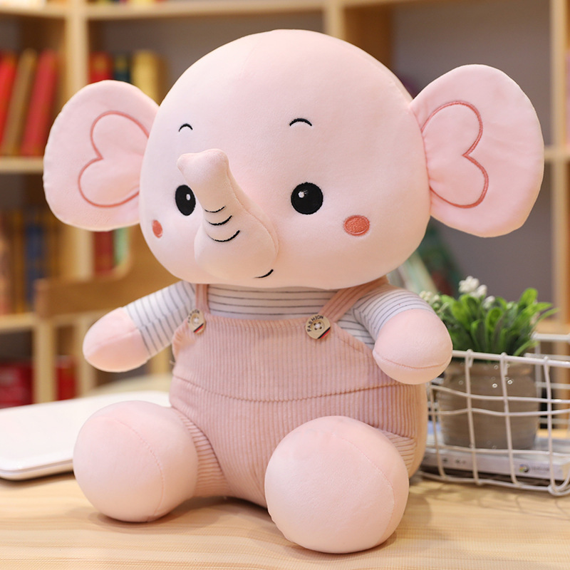 Gấu bông hình con voi - Voi bông cao cấp vải nhung co giãn 4 chiều