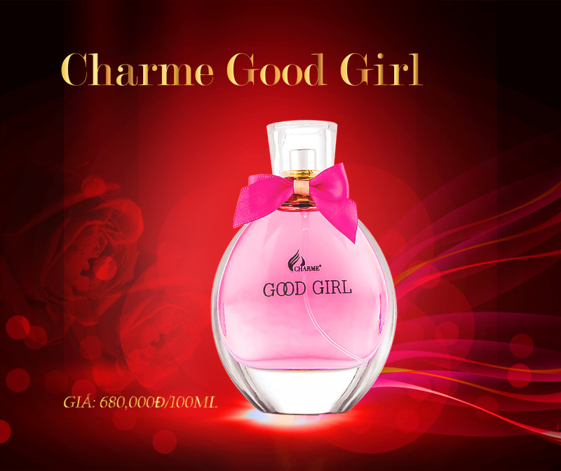 Cặp đôi nước hoa nữ Charme Good Girl (100ml) và nam Ruby Sport (50ml)