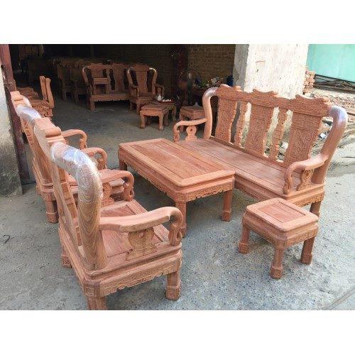 Bộ bàn gỗ phòng khác ghế minh quốc triện gỗ hương đá