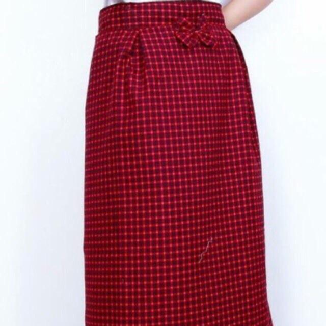 Váy chống nắng kẻ caro