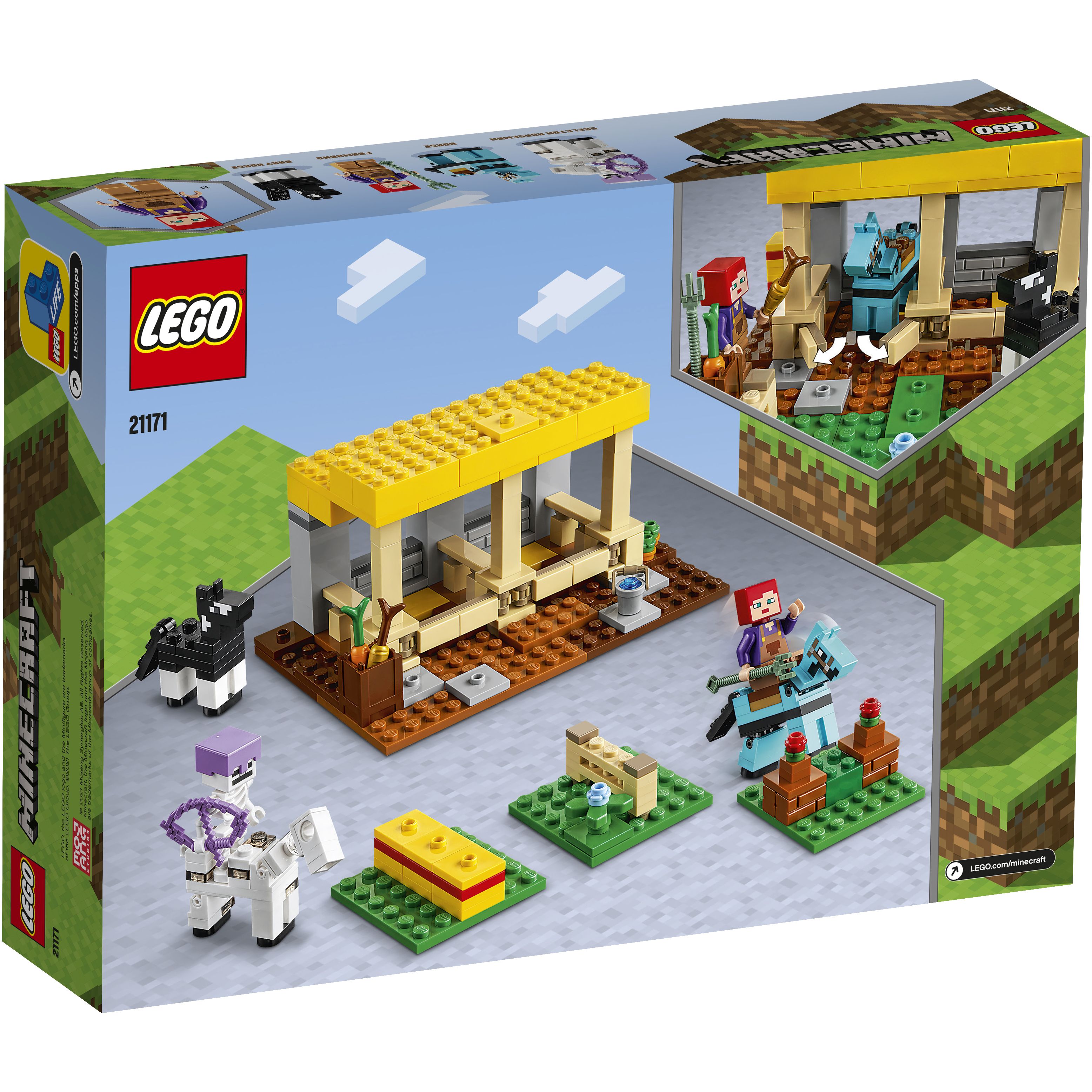 LEGO Minecraft 21171 Chuồng Ngựa (241 chi tiết)