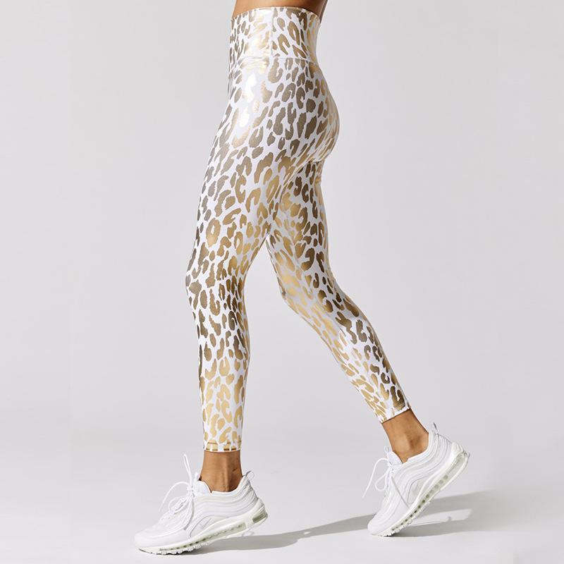 NCLAGEN Da Báo In Họa Tiết Hình Quần Tập Yoga Cao Cấp Thể Thao Quần Legging Nữ Thể Dục Quần Sóc Chống Thun Hông Tập Nâng