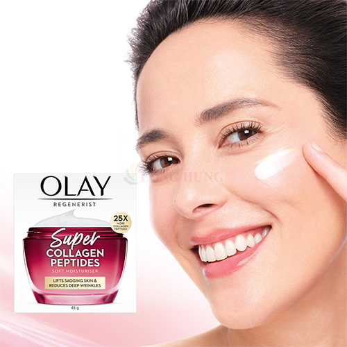 Kem dưỡng trẻ hóa da Olay Regenerist Super Collagen Peptide (45g) - Hàng chính hãng