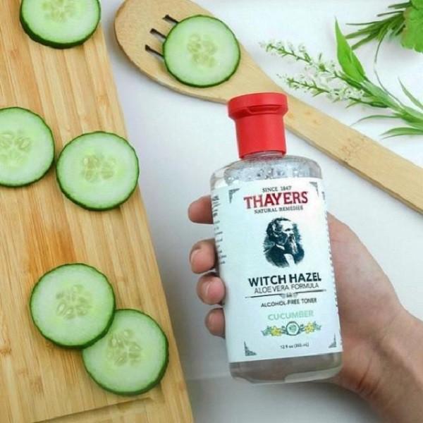 Nước hoa hồng Se Khít Lỗ Chân Lông không cồn Thayers Witch Hazel Cucumber 355ml