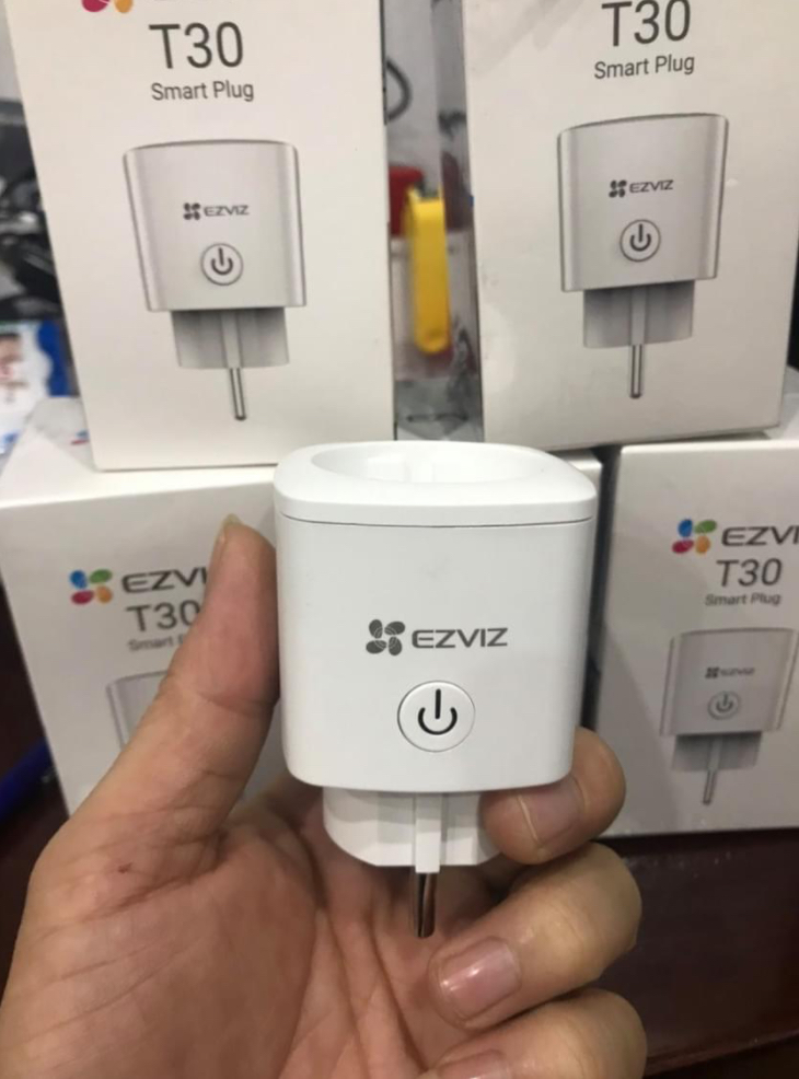 Hình ảnh Ổ cắm thông minh Ezviz T30 hỗ trợ wifi tích hợp điều khiển bằng giọng nói Hàng chính hãng