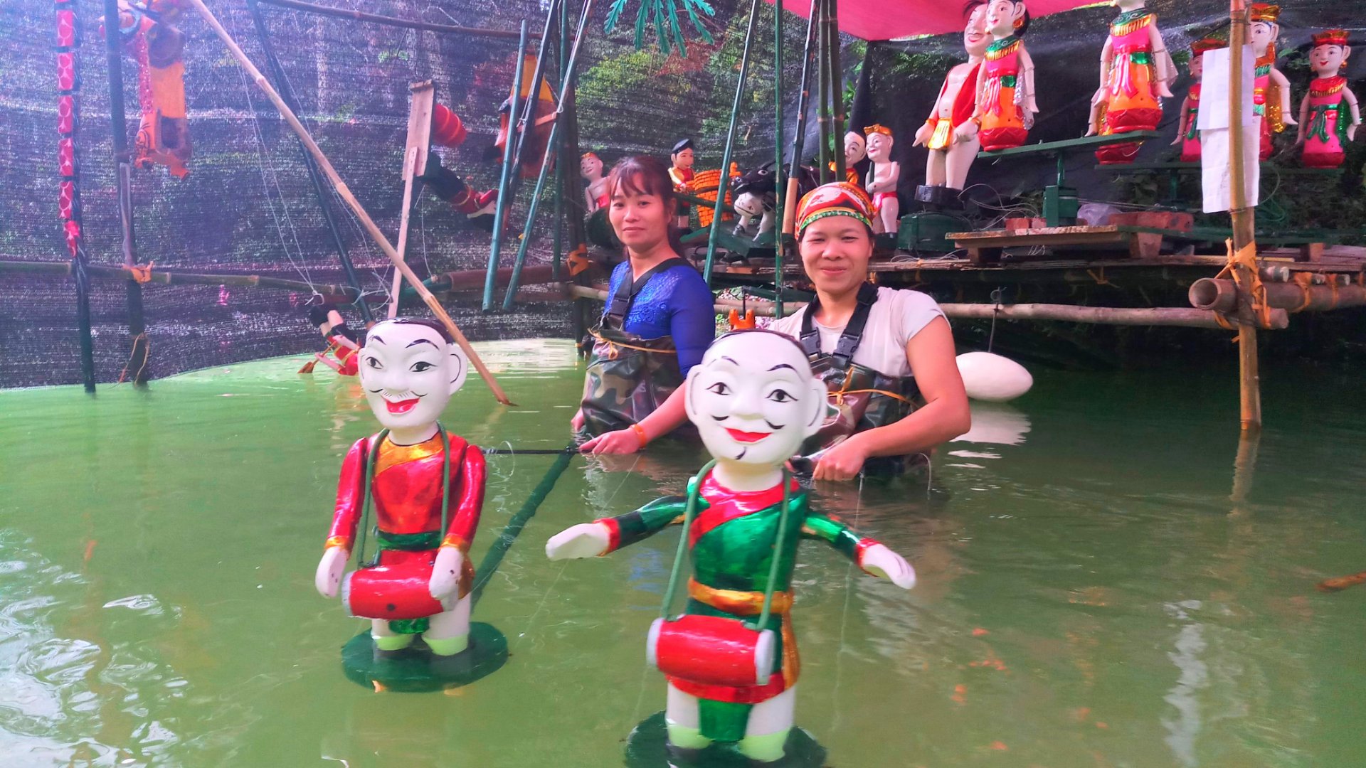 Evoucher - Chương trình múa rối nước - Công viên Di sản