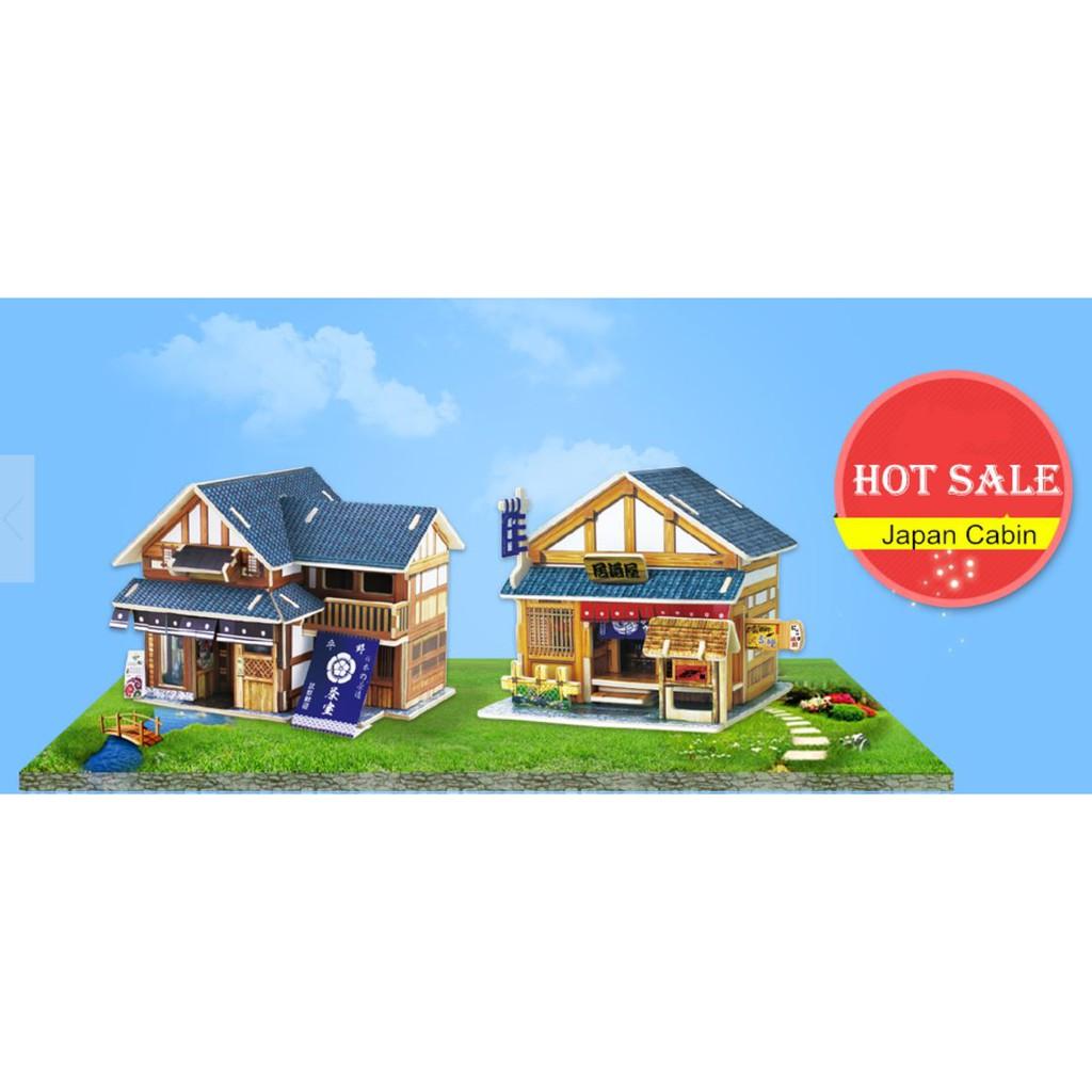 Mô hình gỗ - Japan Tea House F120