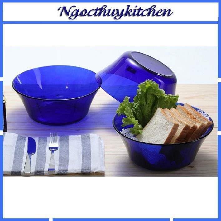 Tô Xanh Saphir 17cm-23cm Thủy tinh cường lực cao cấp Pháp